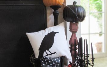 October Create and Share: Halloween Inspired Painted Pillows