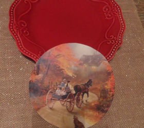 don t throw that old picture calendar away make a decorative plate, christmas decorations, crafts, decoupage, repurposing upcycling, seasonal holiday decor