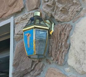 spray paint those outdoor lights, curb appeal, lighting, outdoor living, painting