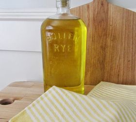 whiskey oil bottle, repurposing upcycling