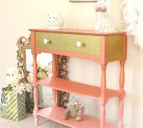 wham bam coral glam, chalk paint, painted furniture