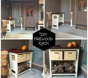 diy firewood and kindling storage, diy, outdoor furniture, rustic furniture, seasonal holiday decor, storage ideas, woodworking projects