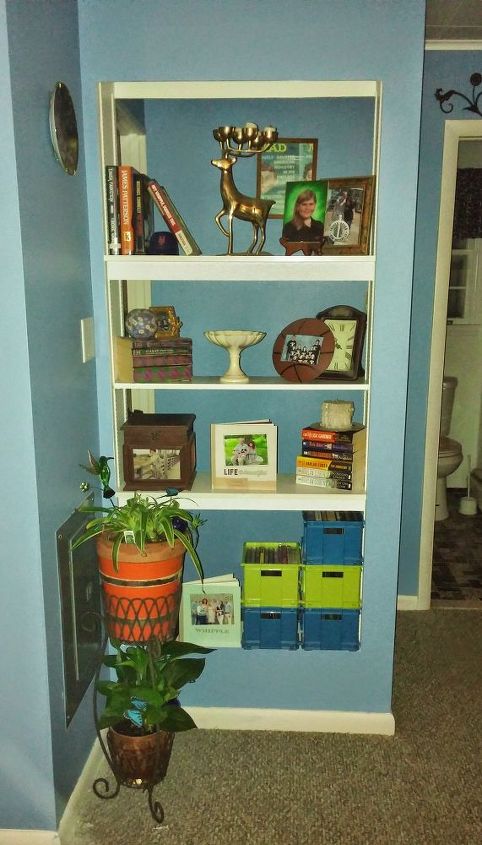 a floating bookshelf, living room ideas, shelving ideas, storage ideas