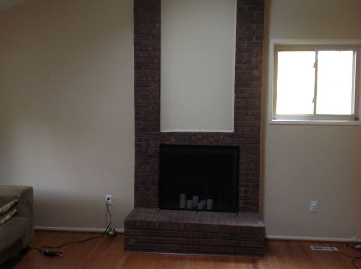 what to do about brick fireplace