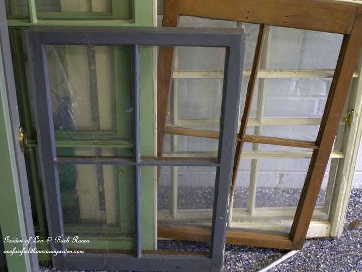 marco de ventana reciclado nuestro hogar y jardn de fairfield, Las ventanas viejas pueden ser reutilizadas