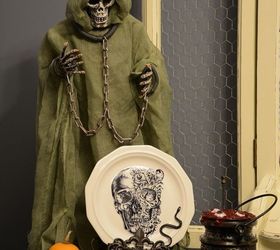 dishes of darkness, crafts, halloween decorations, seasonal holiday decor