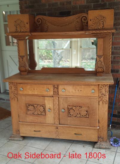 q late 1800 s solid oak sideboard needs a re do, furniture refurbishing, painted furniture, painting wood furniture, repurposing upcycling, woodworking projects