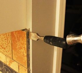 how to remove a kitchen tile backsplash, diy, how to, kitchen backsplash, kitchen design, tiling