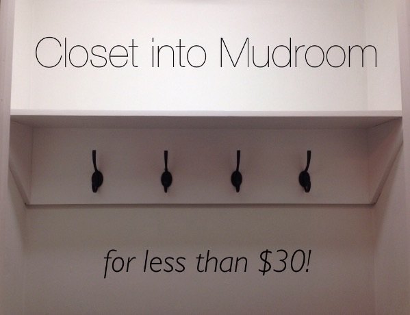 closet into mudroom makeover for less than 30, closet, diy, foyer, repurposing upcycling, storage ideas