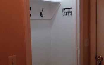 Closet Into Mudroom Makeover - for Less Than $30!