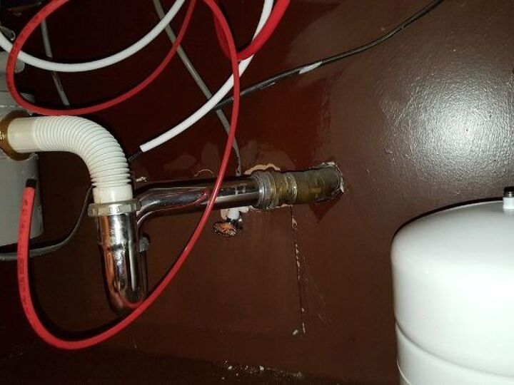 q drainage issue while installing my new ro system, appliances, diy, home maintenance repairs, how to, minor home repair, plumbing