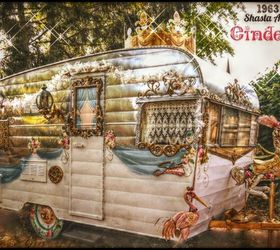 glamping 1963 shasta cinderella reloved with recycled materials, home decor, home improvement
