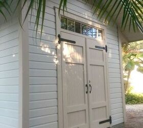 10 x16 storage shed with transom, outdoor living, storage ideas