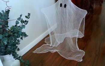 Cute Cheesecloth Ghosts - So Easy!