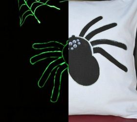 s 15 cute and creepy throw pillow designs you can paint this minute, crafts, halloween decorations, home decor, seasonal holiday decor, Bring a Glow in the Dark Monster to Life
