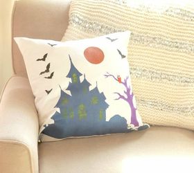 s 15 cute and creepy throw pillow designs you can paint this minute, crafts, halloween decorations, home decor, seasonal holiday decor, Make a Color Pop Palace