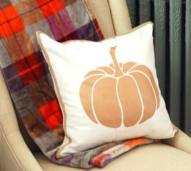 s 15 cute and creepy throw pillow designs you can paint this minute, crafts, halloween decorations, home decor, seasonal holiday decor, Get a Rustic Twist with Braided Trim