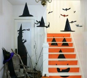 s 9 spots you forgot to decorate for fall, home decor, seasonal holiday decor, Your Staircases