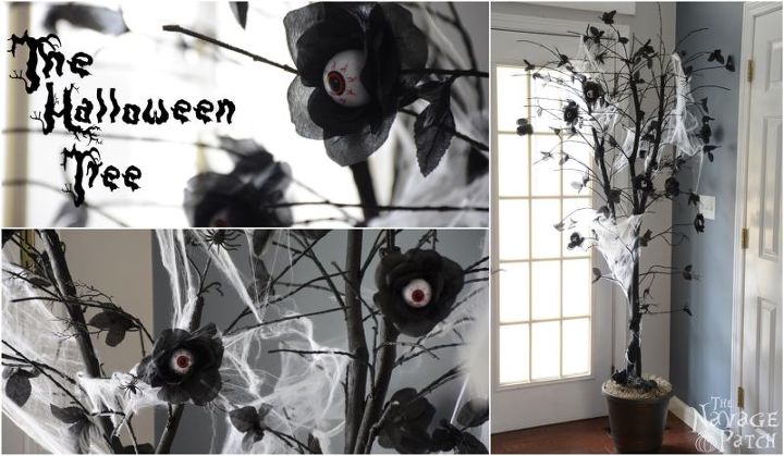 the halloween tree, halloween decorations, seasonal holiday decor