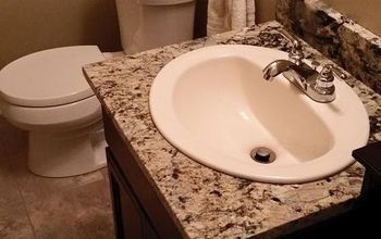 Before and After:  Bathroom Vanity