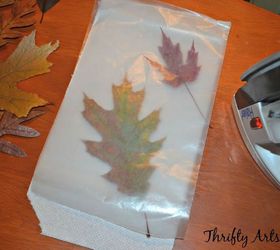 how to easily preserve fall leaves with an iron and wax paper, crafts, how to