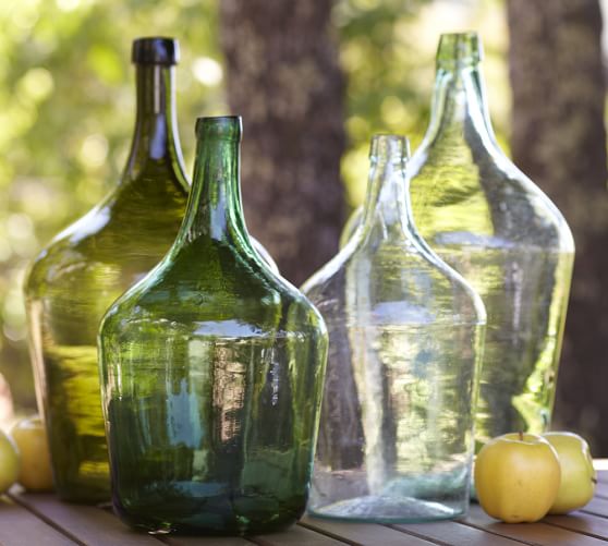 diy faux demijohn bottles, crafts, repurposing upcycling