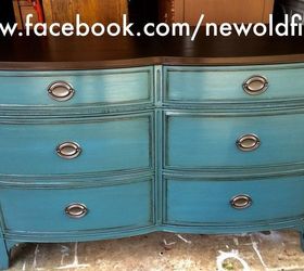Drexel Duncan Phyfe Style Dresser Makeover Love This Color