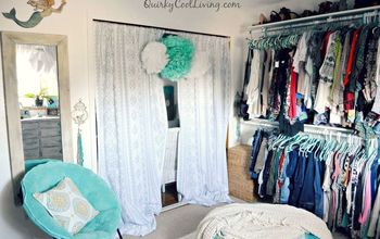 Spare Bedroom Turned Dressing Room on a Budget.