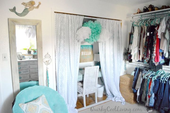 spare bedroom turned dressing room on a budget