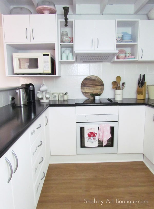 diy budget kitchen make over, flooring, home decor, kitchen design