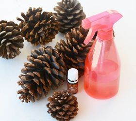 the easy way to make scented pine cones, crafts, seasonal holiday decor