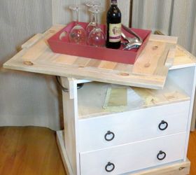 bar cart built from ikea rast, diy, painted furniture, repurposing upcycling, woodworking projects, Styled for a Party Bar Cart