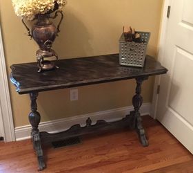 from awful to awesome sofa table rescue project using unicorn spit, painted furniture