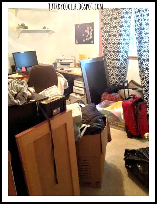 spare bedroom turned dressing room on a budget, bedroom ideas, closet, organizing