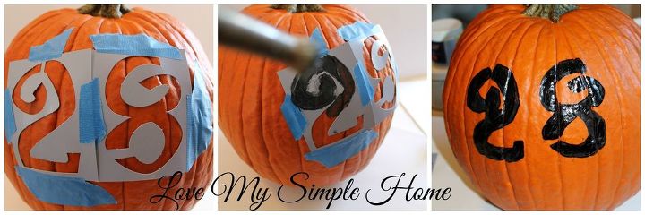 simple way to decorate your pumpkin for halloween, halloween decorations, seasonal holiday decor