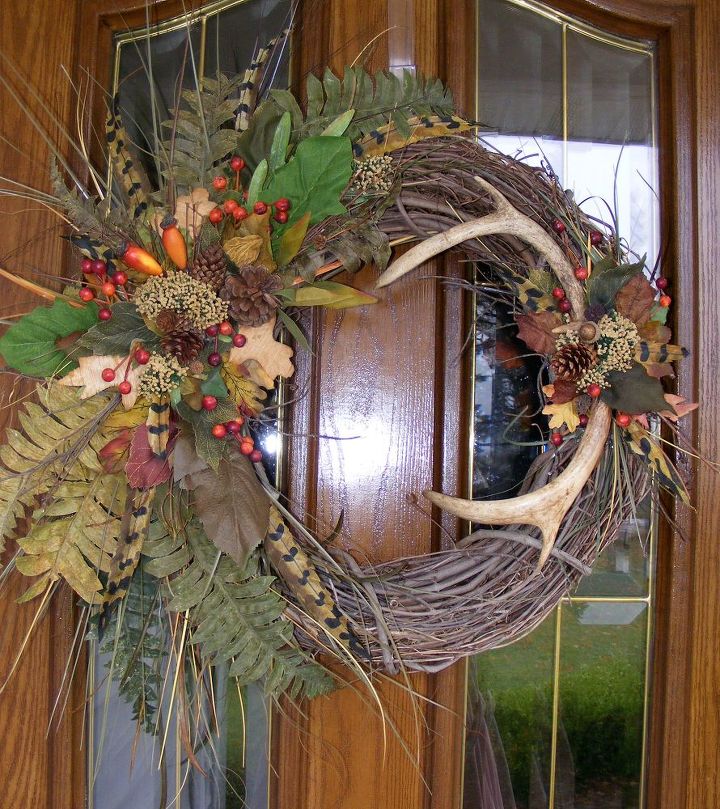 real deer antler wreath
