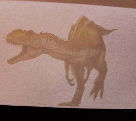 Lienzos de dinosaurios con nombre de bebé DIY