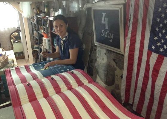 American Flag Dresser Hometalk