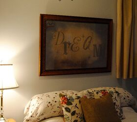 dreamy headboard alternative, bedroom ideas, crafts, wall decor, mercury glass framed wall art