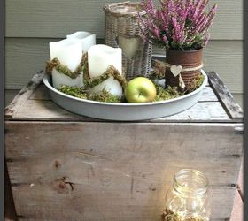 decorate with mossy tape, chalk paint, how to, mason jars, repurposing upcycling