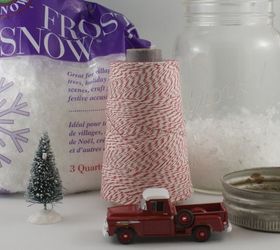 vintage jar snow globe, christmas decorations, crafts, repurposing upcycling, seasonal holiday decor, Gather the supplies