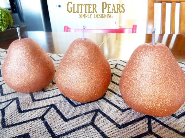 glitter pears pottery barn kids knock off