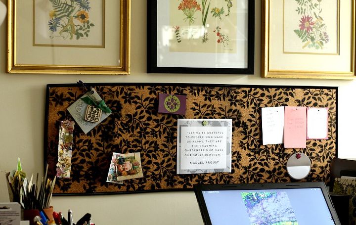 diy easy custom bulletin board, crafts, home office, wall decor