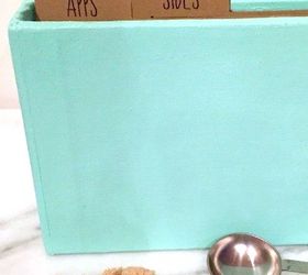 s 19 random thrift store finds become outrageously awesome decor, home decor, repurpose household items, repurposing upcycling, Jewelry Box to Recipe Box After