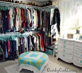 before and after spare room turned closet on a budget