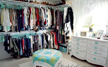 Before and After: Spare Room Turned Closet on a Budget.