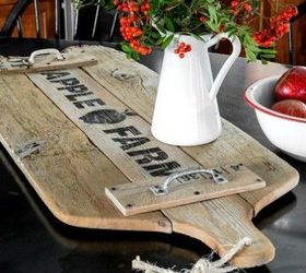 s 7 shocking things you can do with old unwanted pieces, A Super Sized Decorative Cutting Board