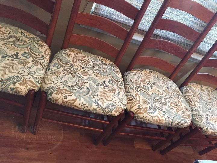 diy dining room chair repair tips, painted furniture, repurposing upcycling, reupholster