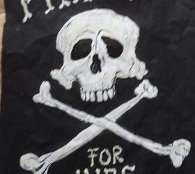 a pirate party treasure hunt, crafts