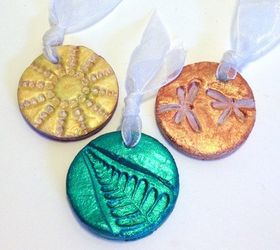 diy wedding crafts with air dry clay, crafts, Clay Medallion Favors